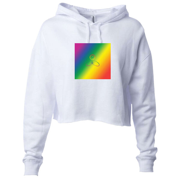 Hilltop Yoga - Women’s Lightweight Crop Hooded Sweatshirt Thumbnail